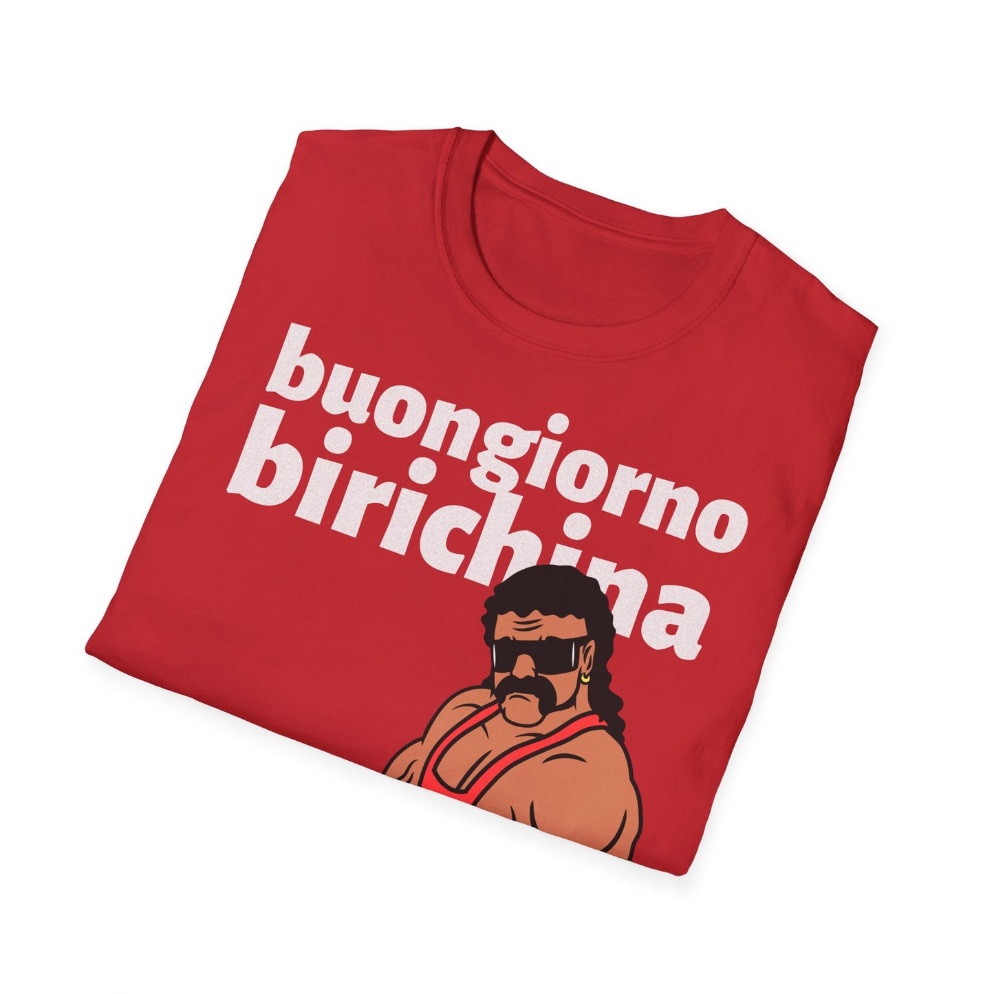 T-Shirt Brutto Cattivo Buogiorno Birichina Cotone Leggero Printify