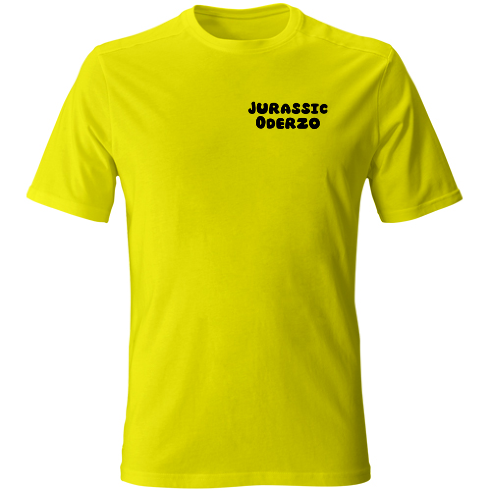 T-Shirt Unisex T shirt Jurassic Oderzo Giallo Hoplix