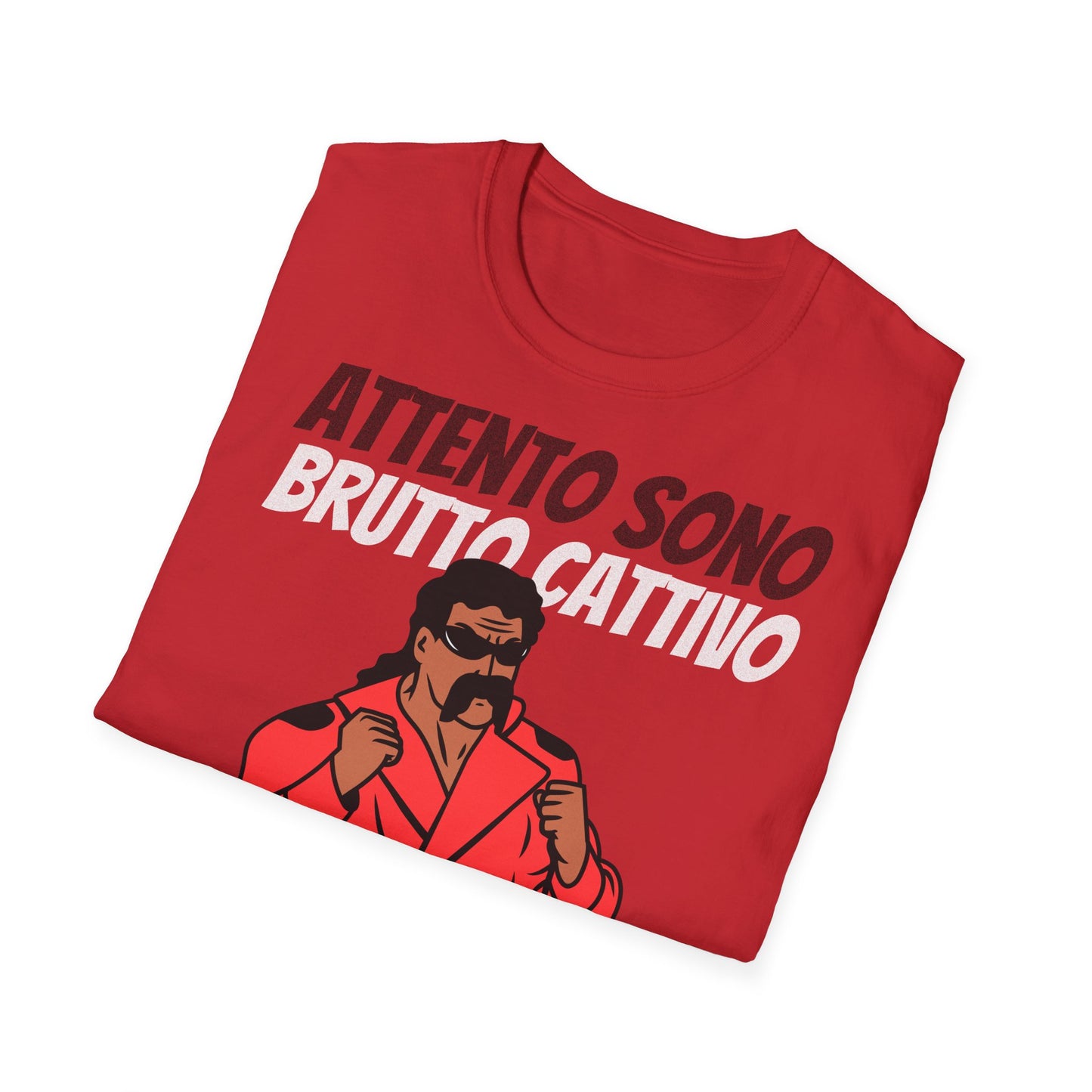 T-Shirt Brutto Cattivo Cotone Leggero Printify