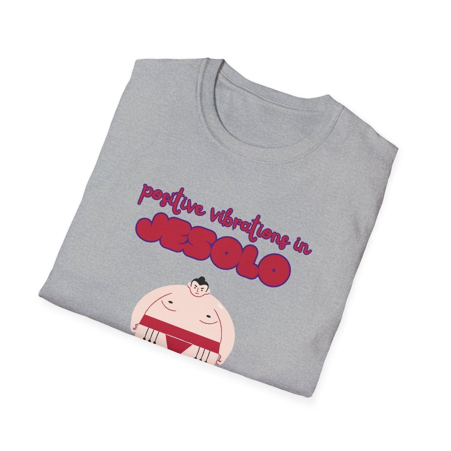 T-shirt Positive vibrations Jesolo Printify