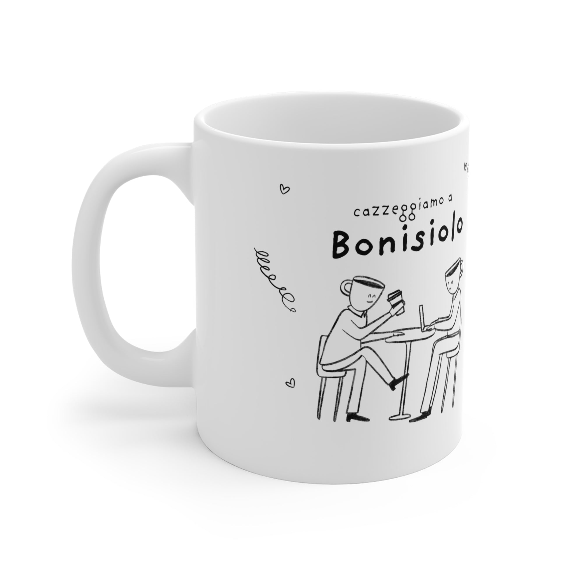 Tazza caffè bianca 325ml Bonisiolo Printify