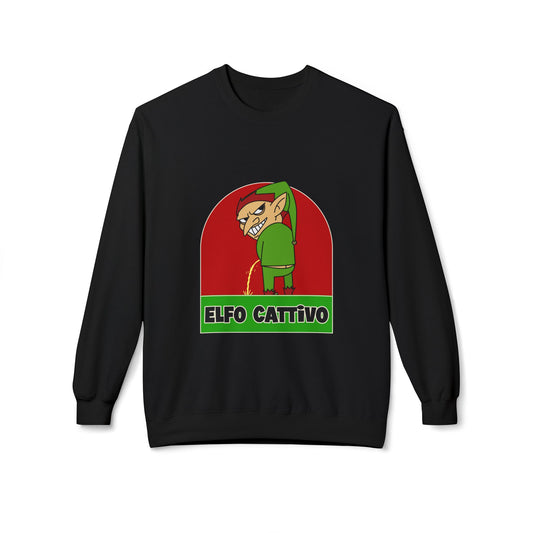 Felpetta Natale Cattivo Elfo Cattivo Printify
