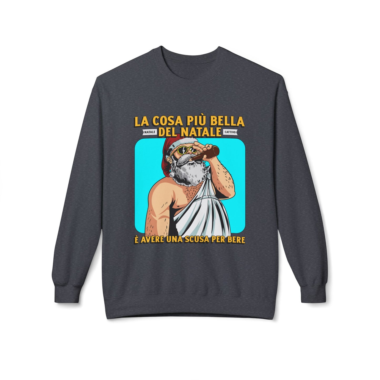 Felpetta Natale Cattivo Bere Printify