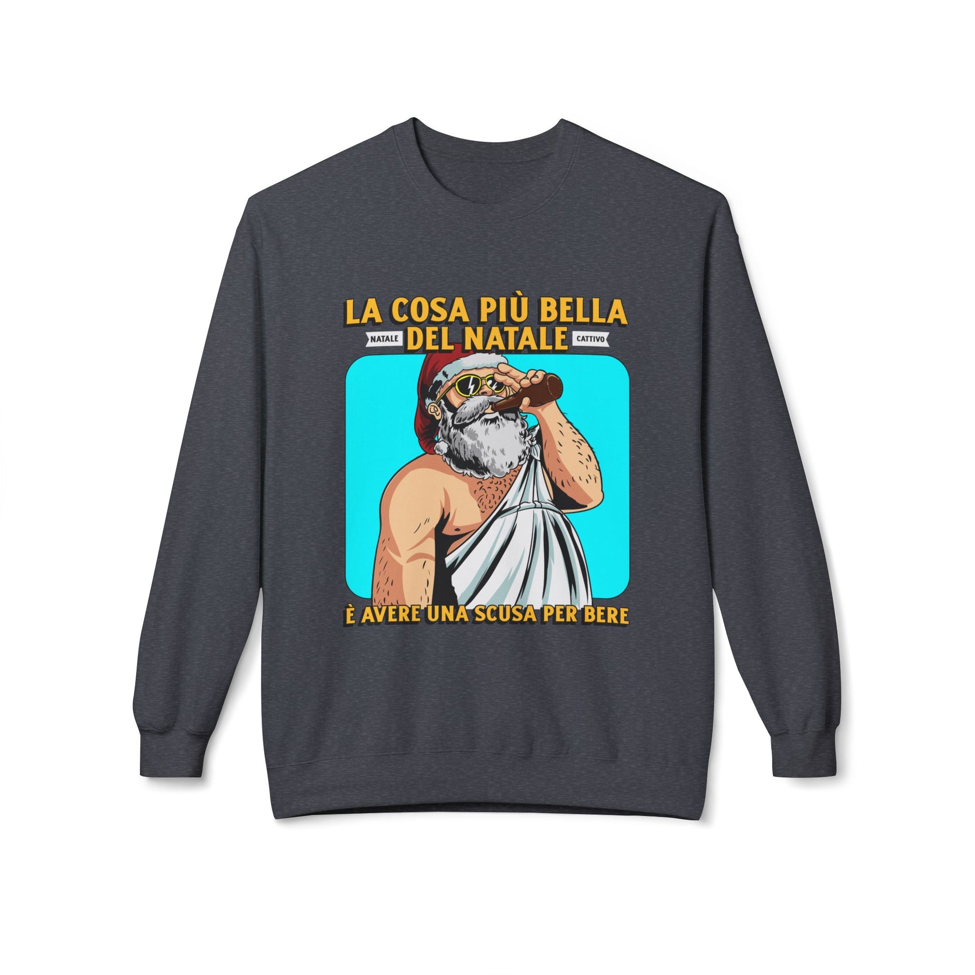 Felpetta Natale Cattivo Bere Printify