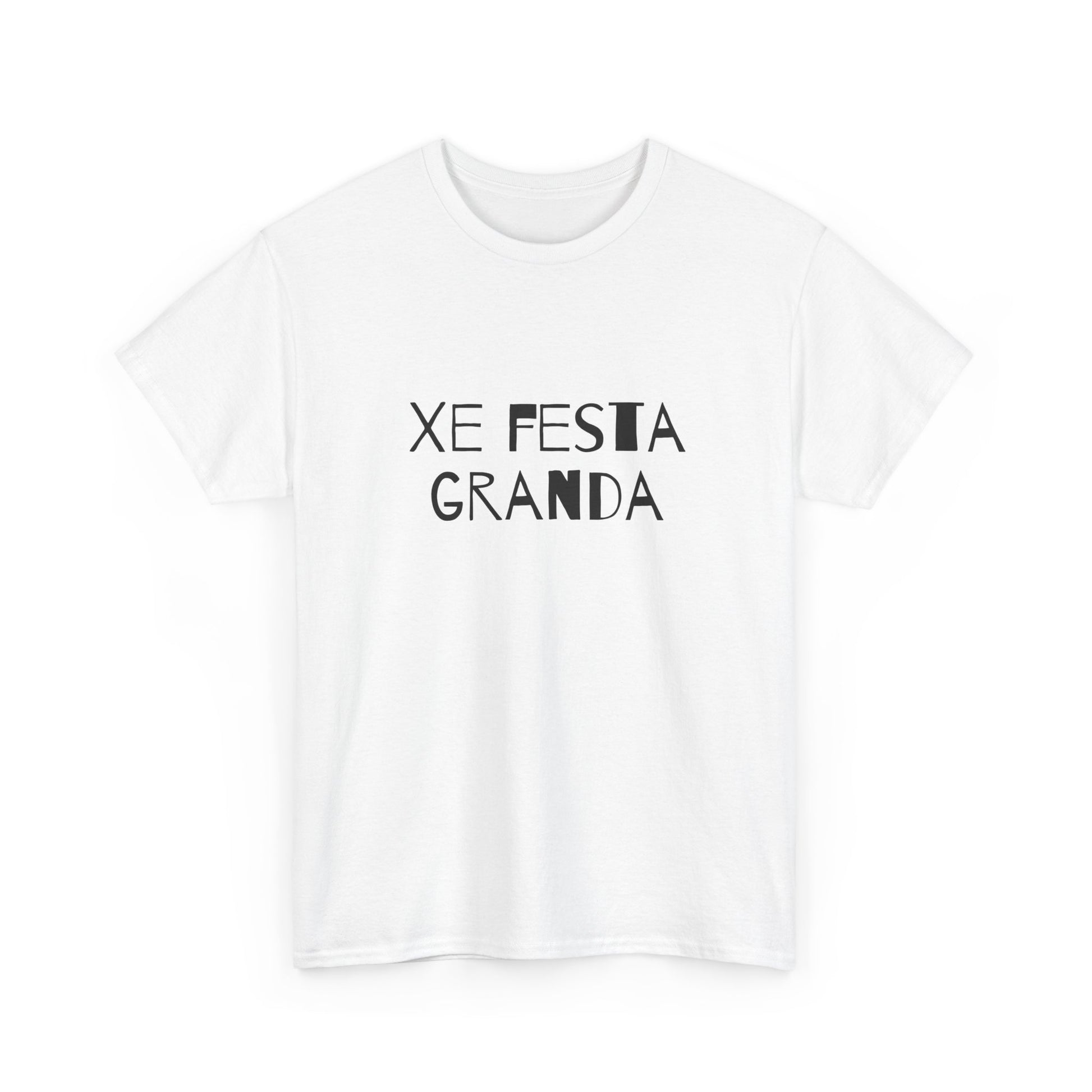 T-shirt bianca p&o xe festa granda Printify