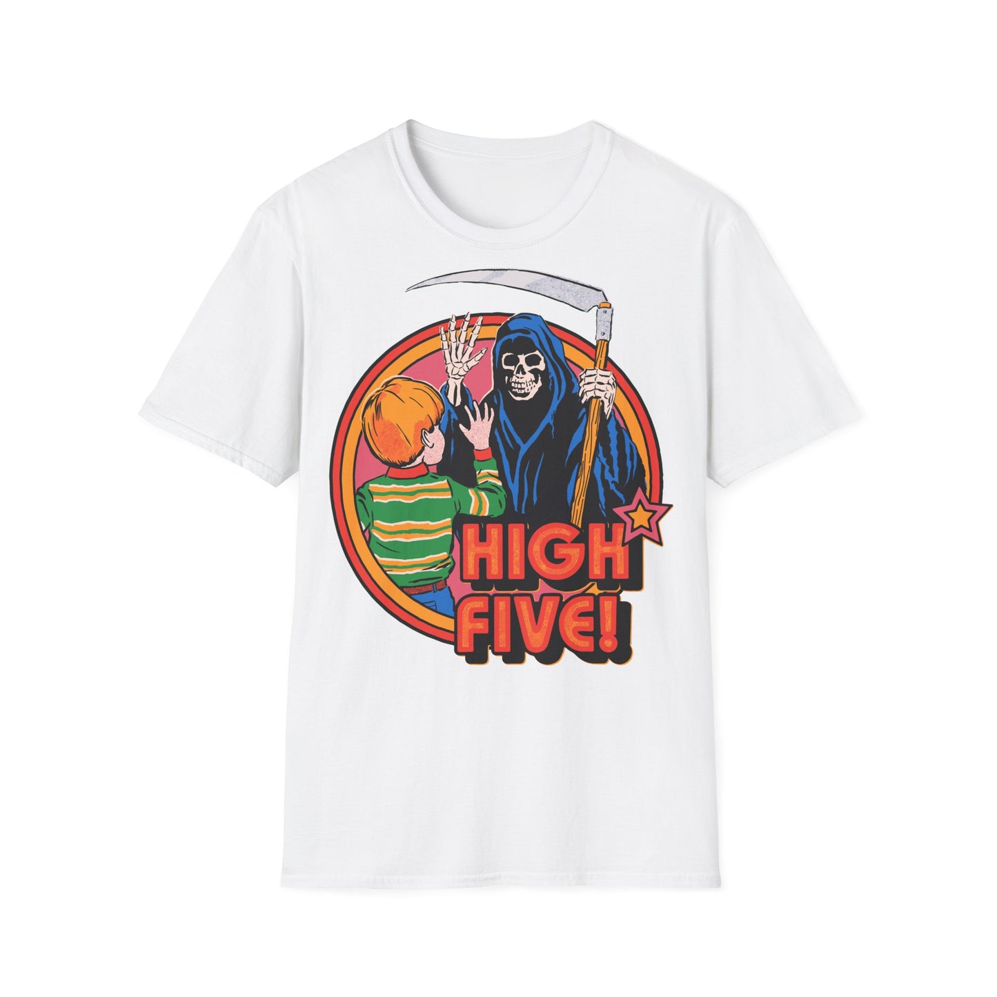 T-Shirt Vintage Horrorhigh five