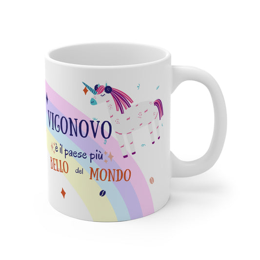 Tazza caffè bianca 325ml Bello del mondo Vigonovo
