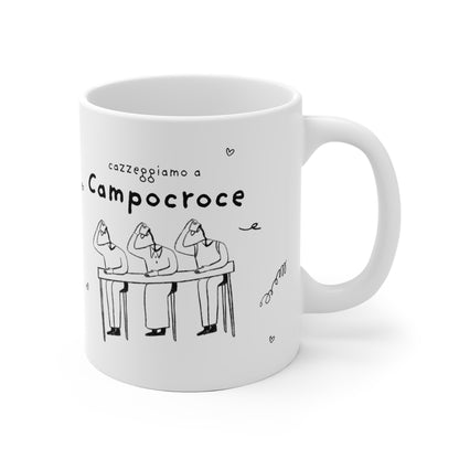 Tazza caffè bianca 325ml Campocroce Printify