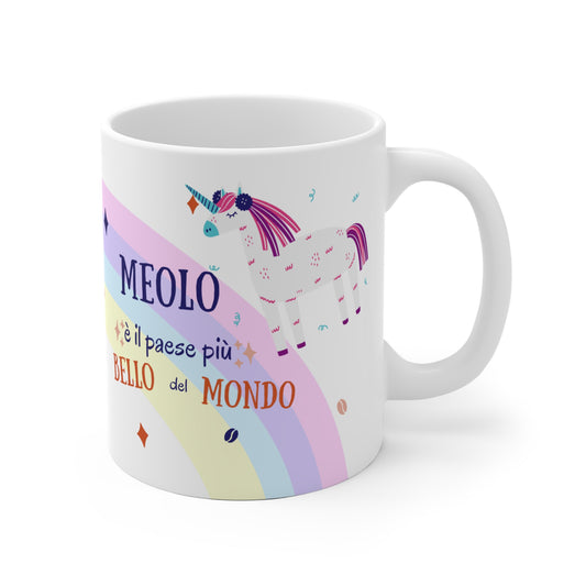 Tazza caffè bianca 325ml Bello del mondo Meolo