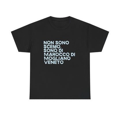 T-shirt non sono scemo ma sono di Marocco di Mogliano Veneto Printify