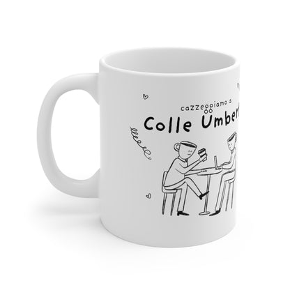 Tazza caffè bianca 325ml Colle Umberto Printify