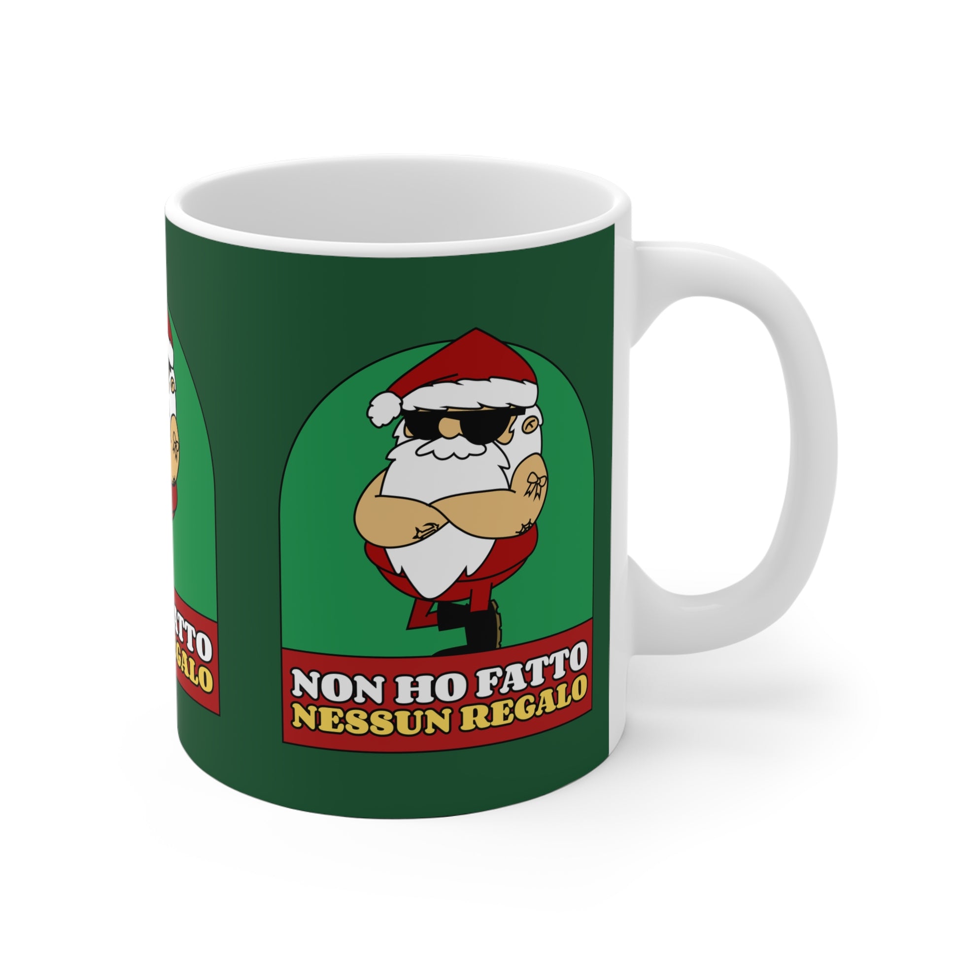 Tazza Natale Cattivo nessun regalo Printify