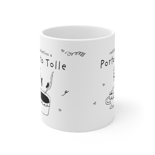 Tazza caffè bianca 325ml Porto Tolle Printify
