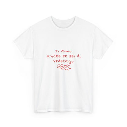 T-shirt ti amo anche se sei di Vedelago Printify