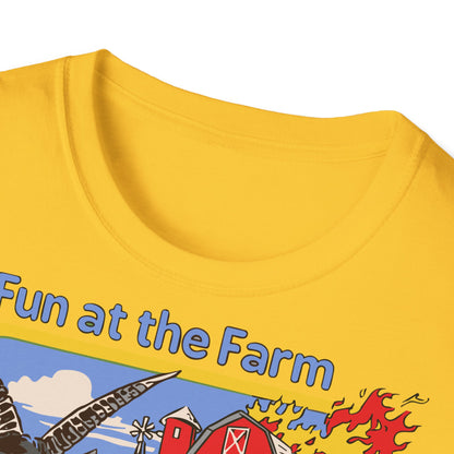 T-Shirt Vintage Horrorfun at the farm