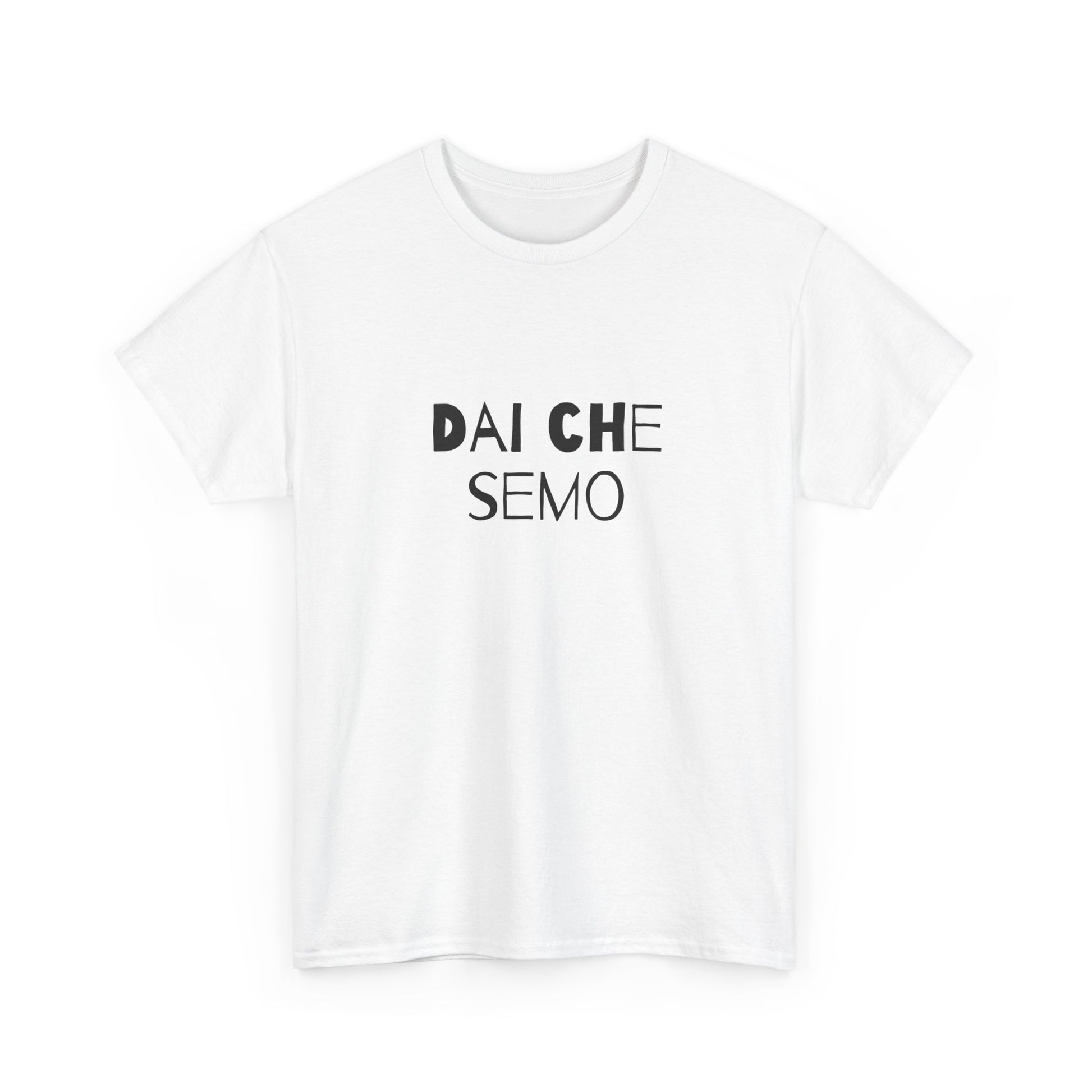 T-shirt bianca p&o dai che semo Printify