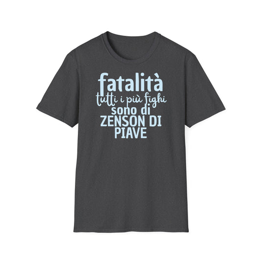 T-shirt fatalità Zenson di Piave Printify