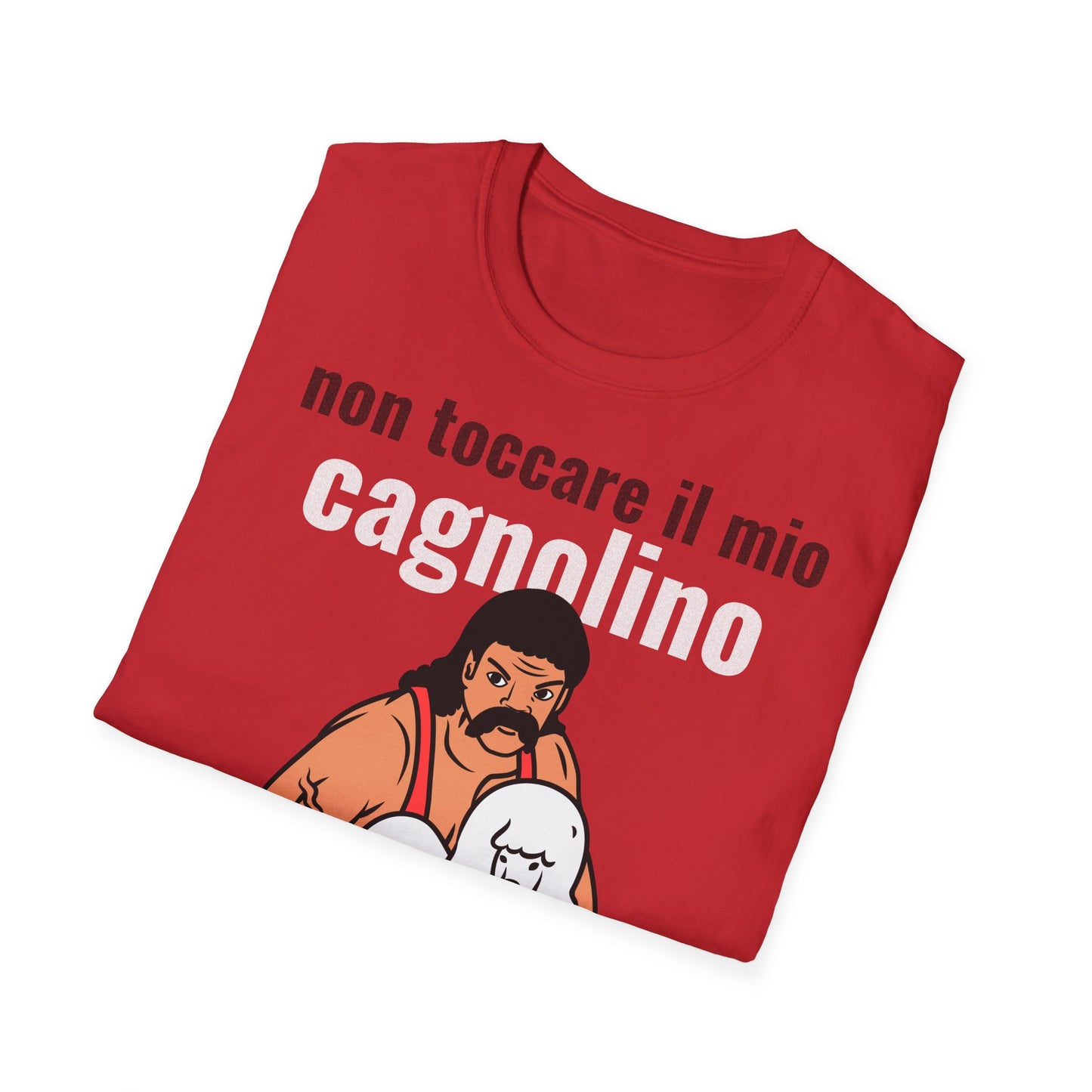 T-Shirt Brutto Cattivo Cagnolino mio Cotone Leggero Printify