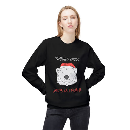 Felpetta Natale Cattivo Orso Nero Printify