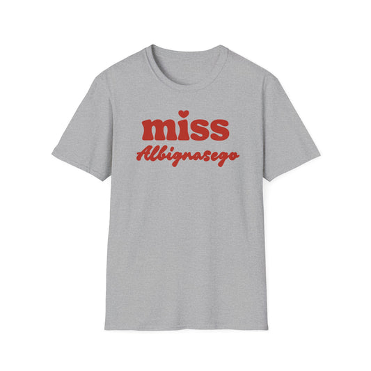 T-shirt Miss Albignasego Printify