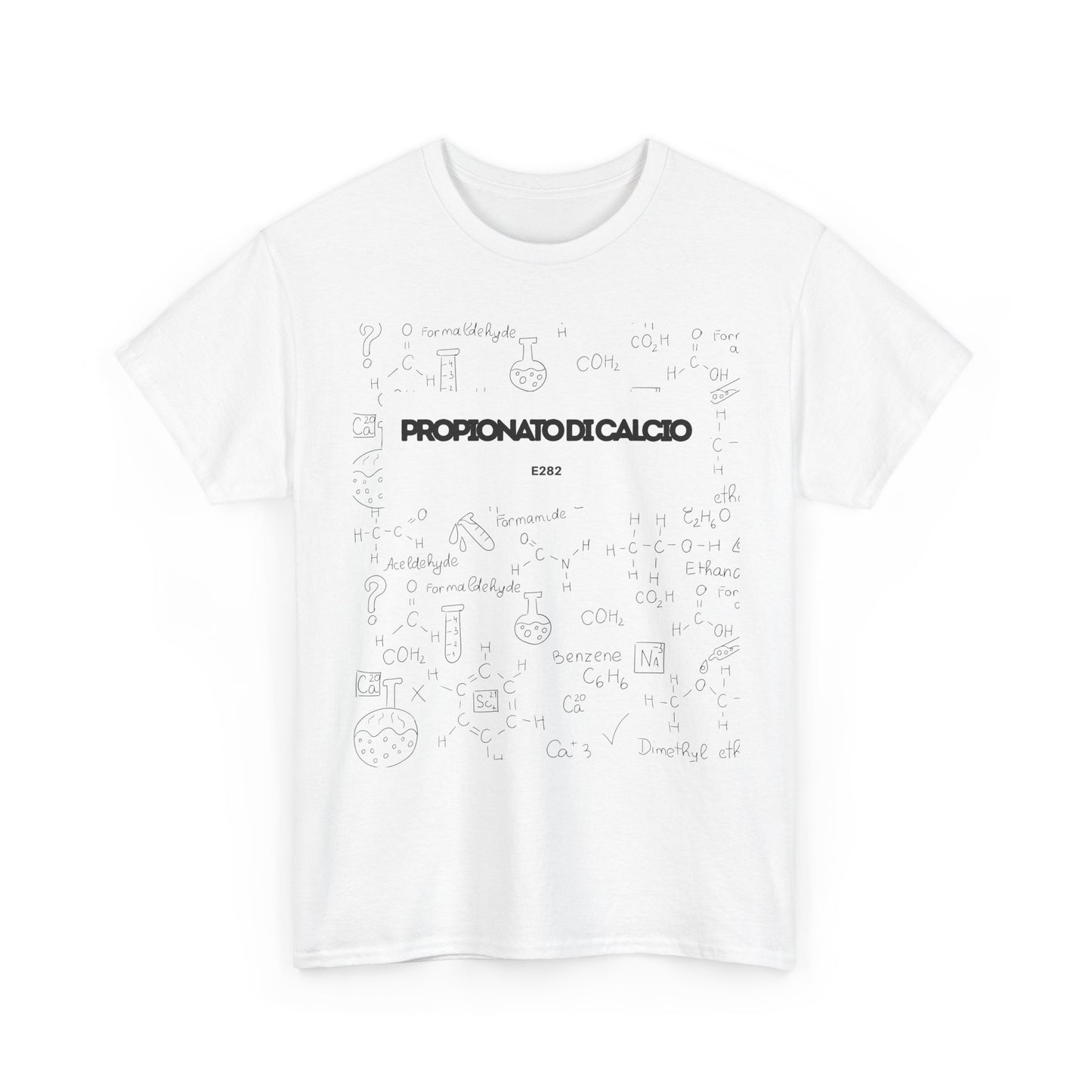 T-shirt bianca n&n Propionato di calcio Printify