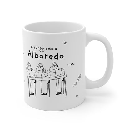 Tazza caffè bianca 325ml Albaredo Printify