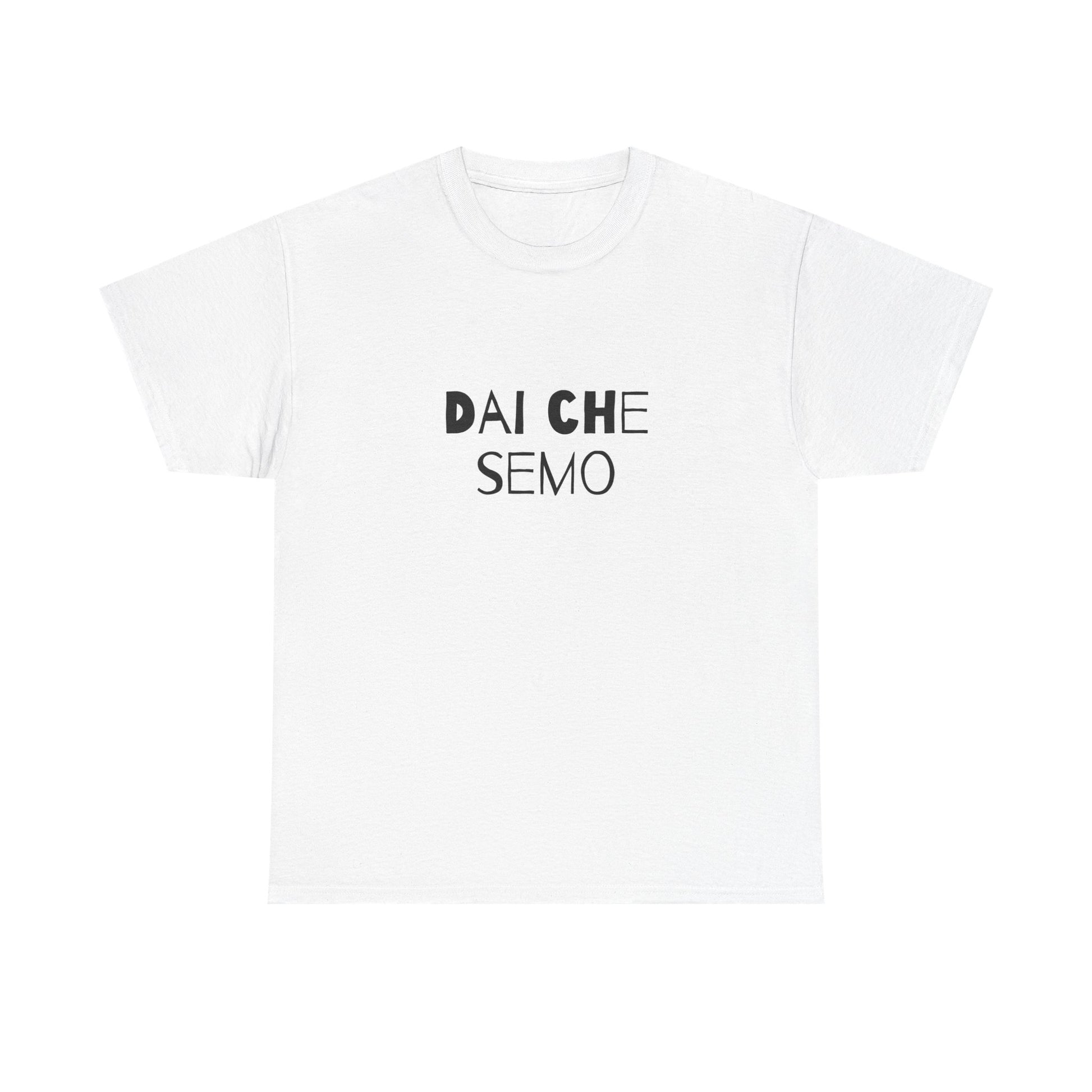 T-shirt bianca p&o dai che semo Printify
