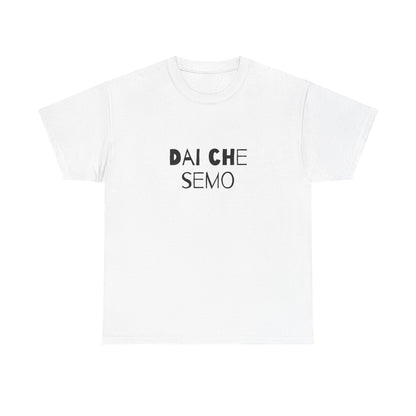 T-shirt bianca p&o dai che semo Printify
