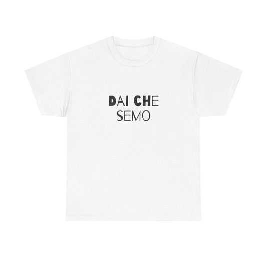 T-shirt bianca p&o dai che semo Printify