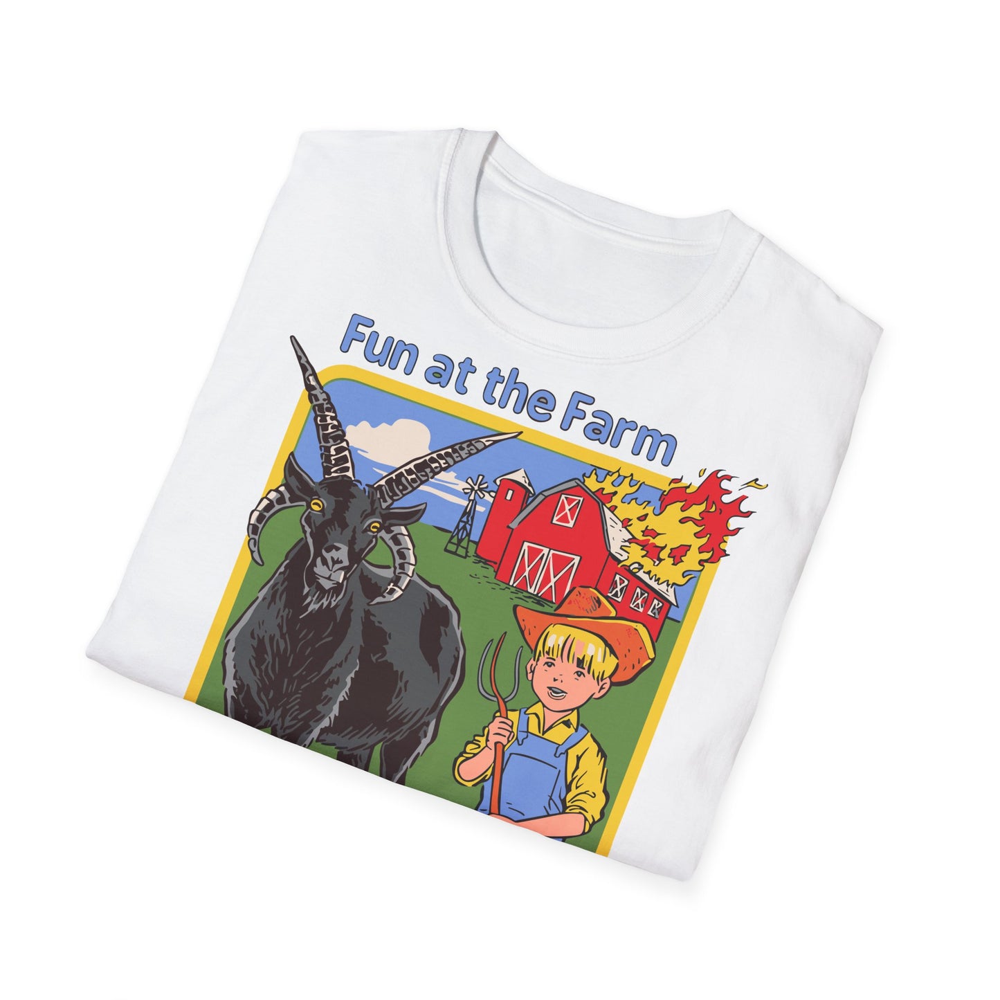 T-Shirt Vintage Horrorfun at the farm