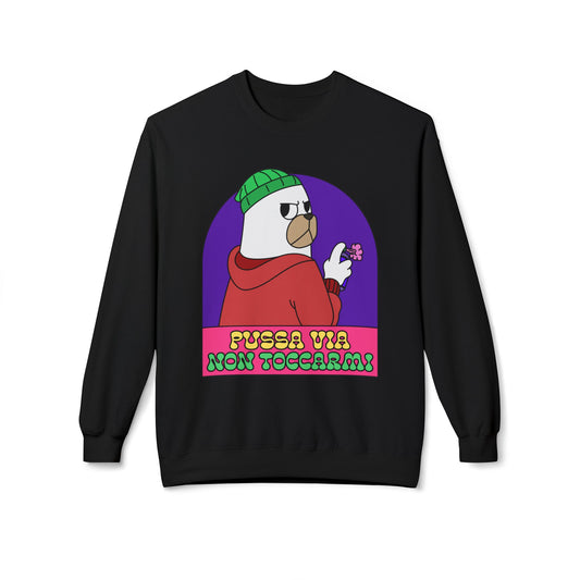 Felpetta Natale Cattivo Pussa Via Printify