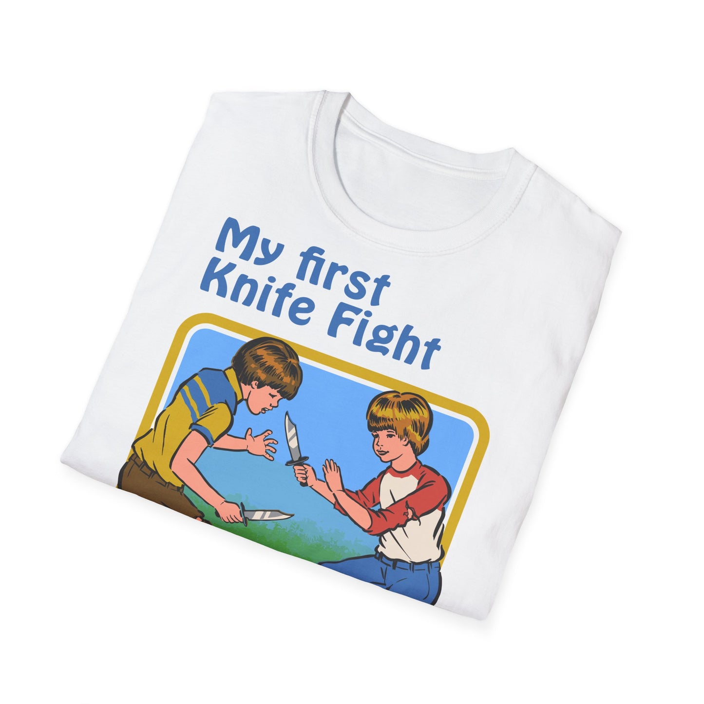 T-Shirt Vintage Horrorknife figth