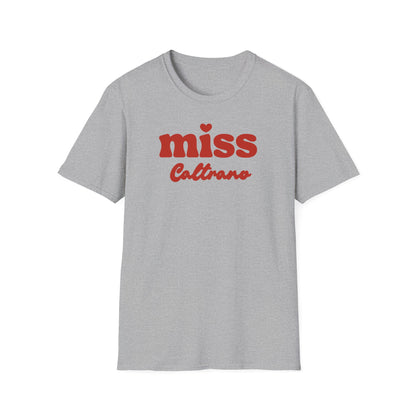 T-shirt Miss Caltrano Printify