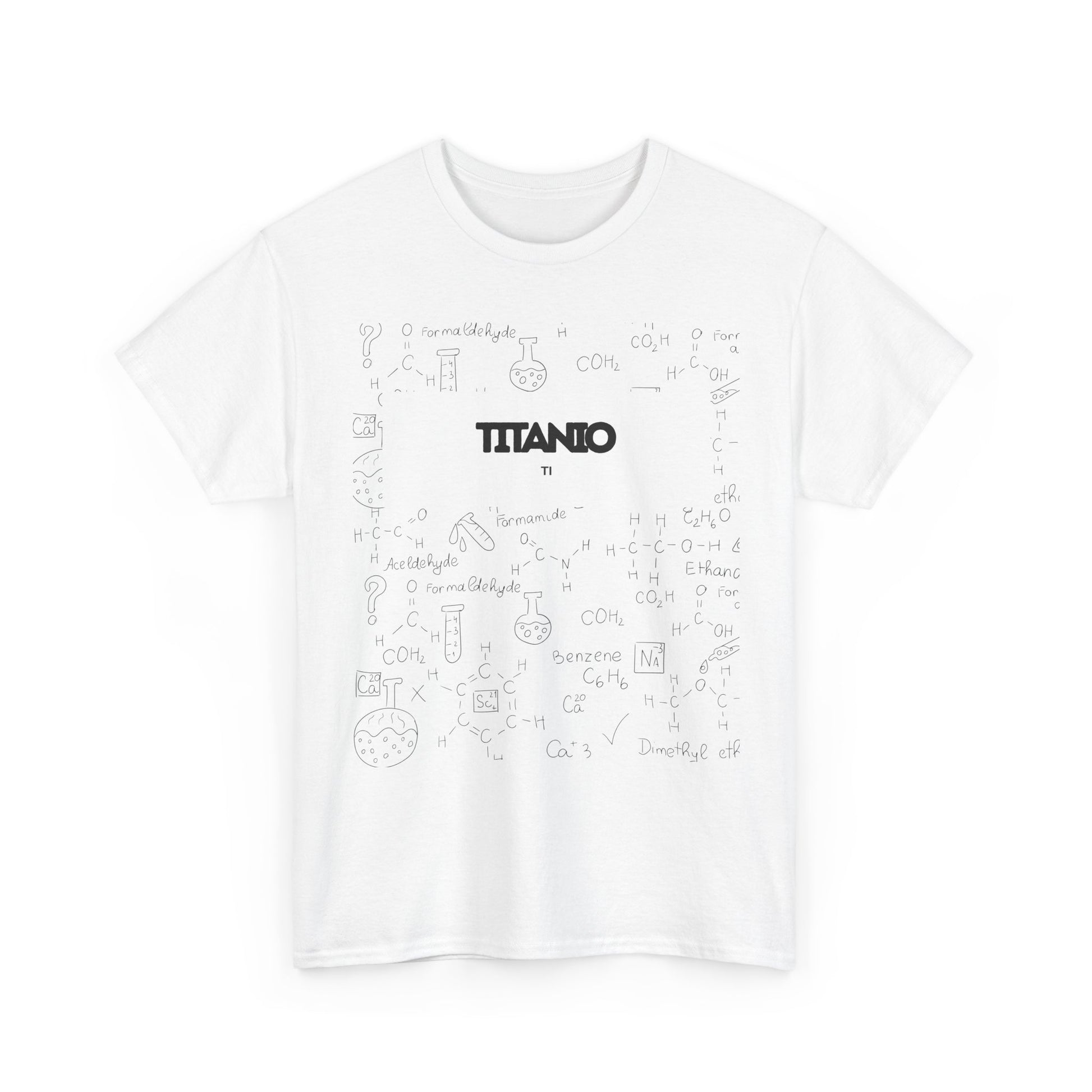 T-shirt bianca n&n Titanio Printify