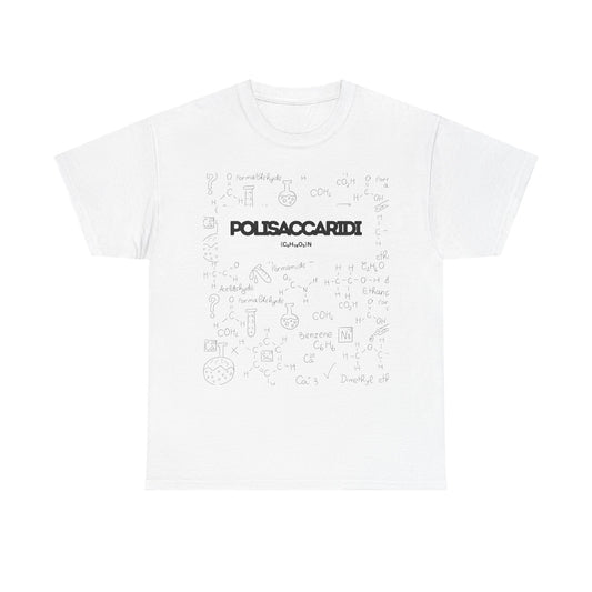 T-shirt bianca n&n Polisaccaridi Printify