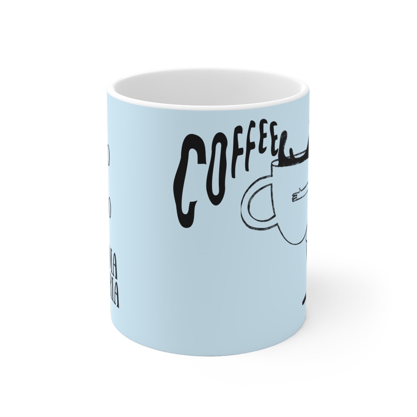 Tazza caffè 325ml La vita inizia Concordia Sagittaria