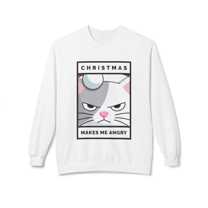 Felpetta Natale Cattivo Gatto bianco Printify