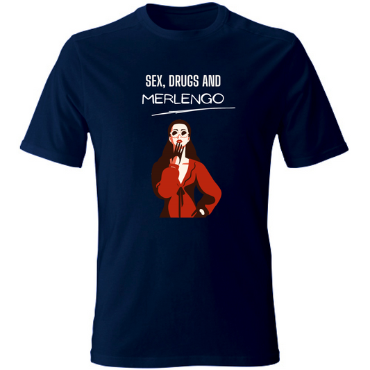 T-Shirt Unisex T shirt Sex Drugs Merlengo Hoplix