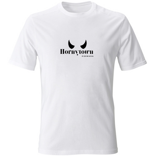 T-Shirt Unisex T shirt Angloveneta Cornuda Bianca Hoplix