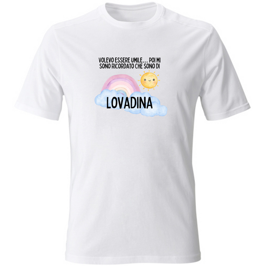 T-Shirt Unisex T shirt Lovadina Umile Hoplix