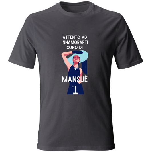 T-Shirt Unisex T shirt Non Innamorarti Mansuè Hoplix
