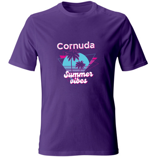 T-Shirt Unisex Cornuda Summer Vibes T shirt Hoplix