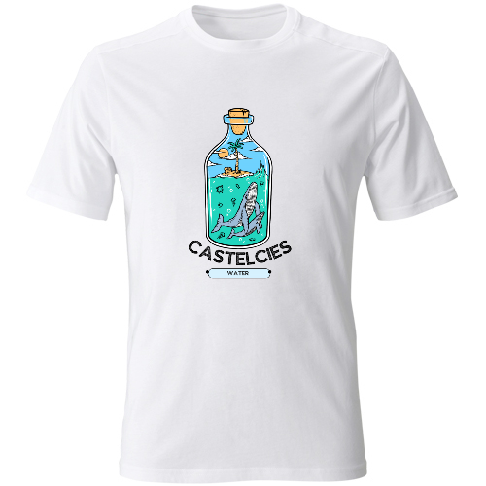 T-Shirt Unisex T shirt Castelcies Water Hoplix