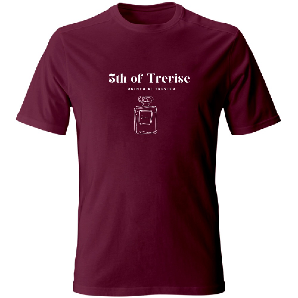 T-Shirt Unisex T shirt Angloveneto Quinto di Treviso Bordeaux Hoplix