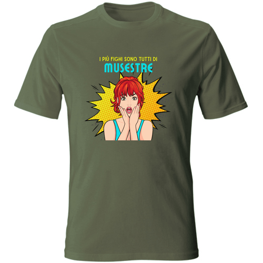 T-Shirt Unisex T shirt Musestre Fighi Hoplix