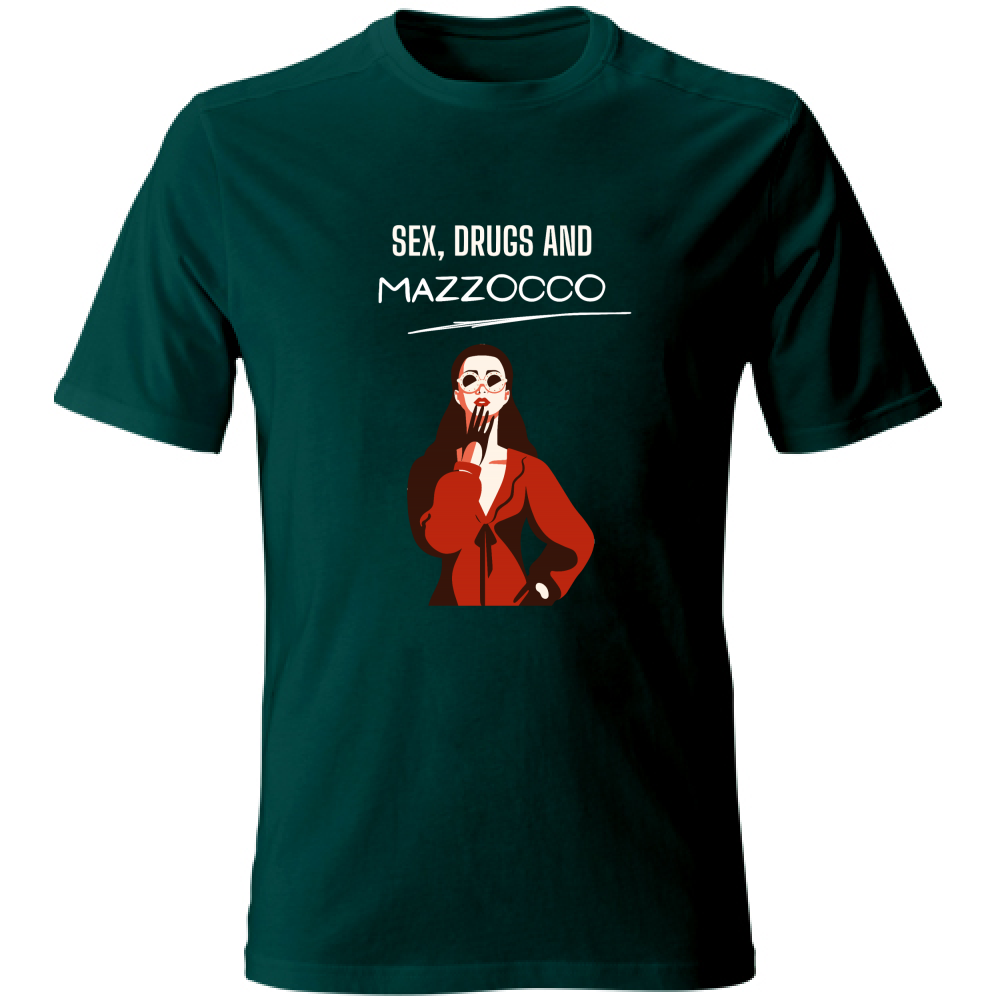 T-Shirt Unisex T shirt Sex Drugs Mazzocco Hoplix