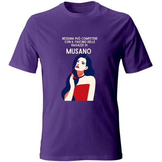 T-Shirt Unisex Fascino ragazze di Musano Hoplix