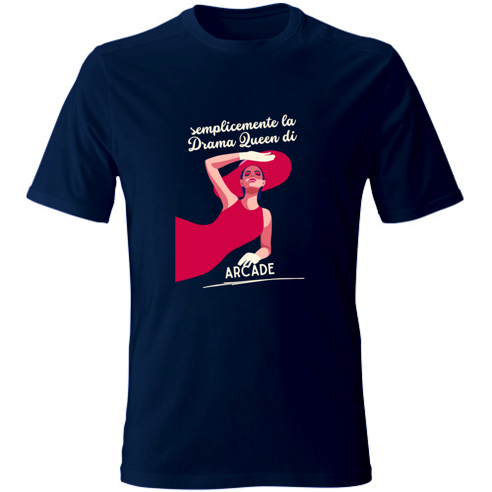 T-Shirt Unisex Drama Queen Arcade T shirt Hoplix