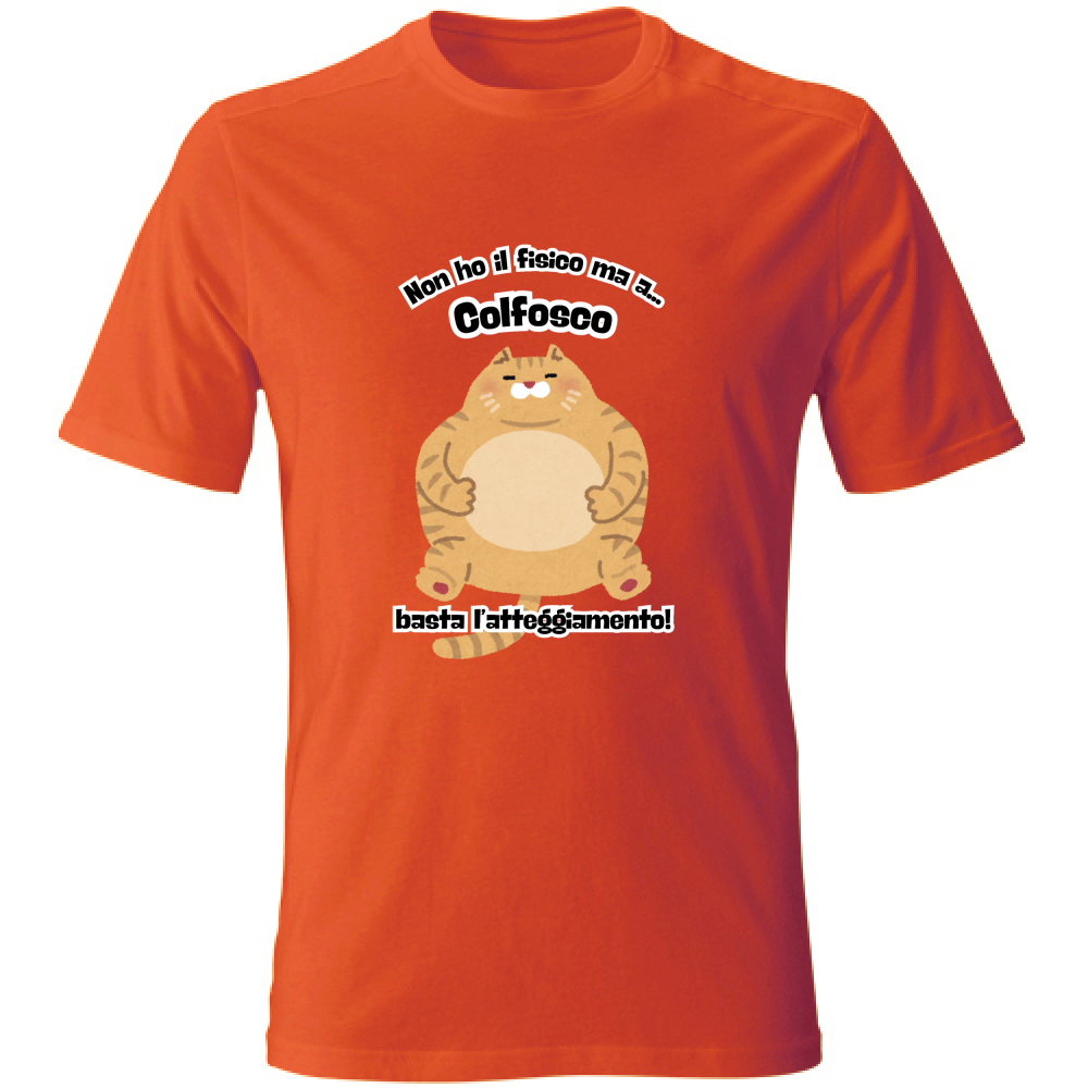 T-Shirt Unisex T shirt Colfosco Atteggiamento Hoplix
