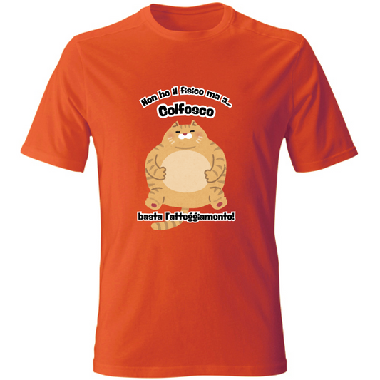 T-Shirt Unisex T shirt Colfosco Atteggiamento Hoplix